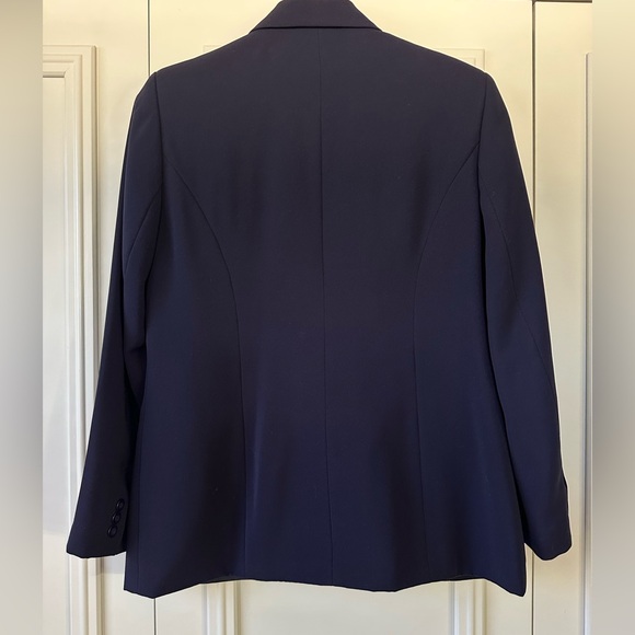 Adrienne Papell Navy Women's Blazer, Size 8P - Picture 4 of 6